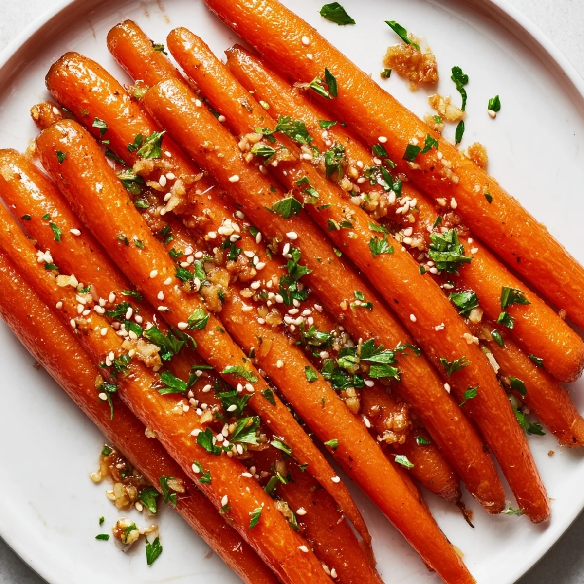 Honey Soy Roasted Carrots
