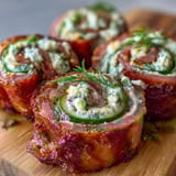 Creamy ham pinwheels with tangy pickles make a perfect no-cook appetizer, ideal for parties and quick snacking.