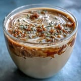 Iced lavender oat milk latte with floral notes and a smooth, dairy-free finish