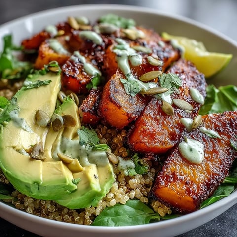 Butternut Squash Steak Bowls feature caramelized squash, smoky steak, and creamy avocado over fluffy quinoa with lime-cilantro drizzle.