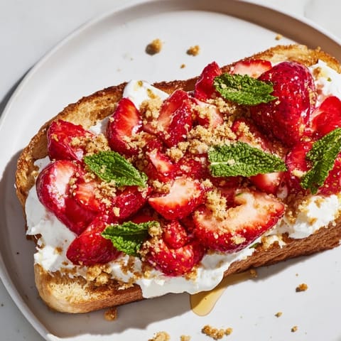 Strawberry Cheesecake Toast