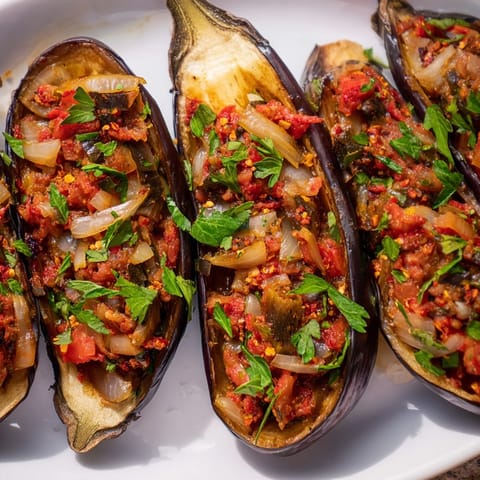 Imam Bayildi Turkish Eggplants