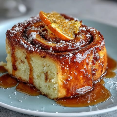 Easy Overnight Orange Rolls
