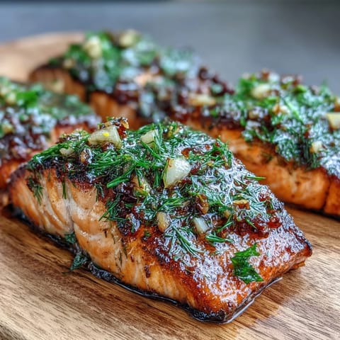 Cedar Plank Salmon Garlic Dill