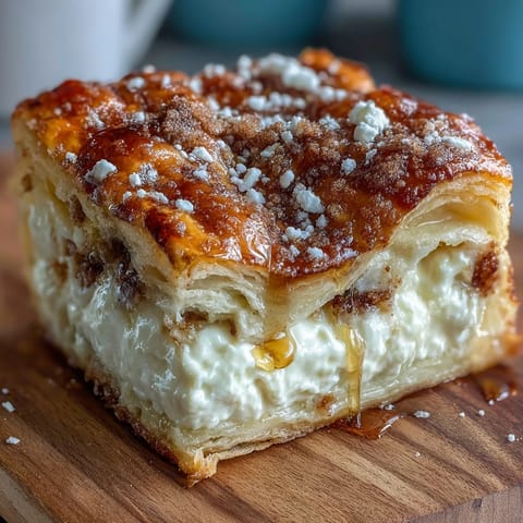 Creamy Easy Cinco de Mayo Sopapilla cheesecake bars with cinnamon sugar topping.