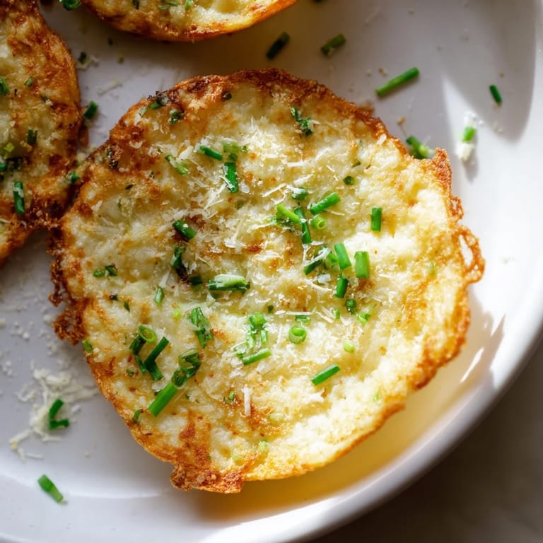 Close-up of baked cottage cheese chips with visible seasoning, ready for dipping and enjoying.