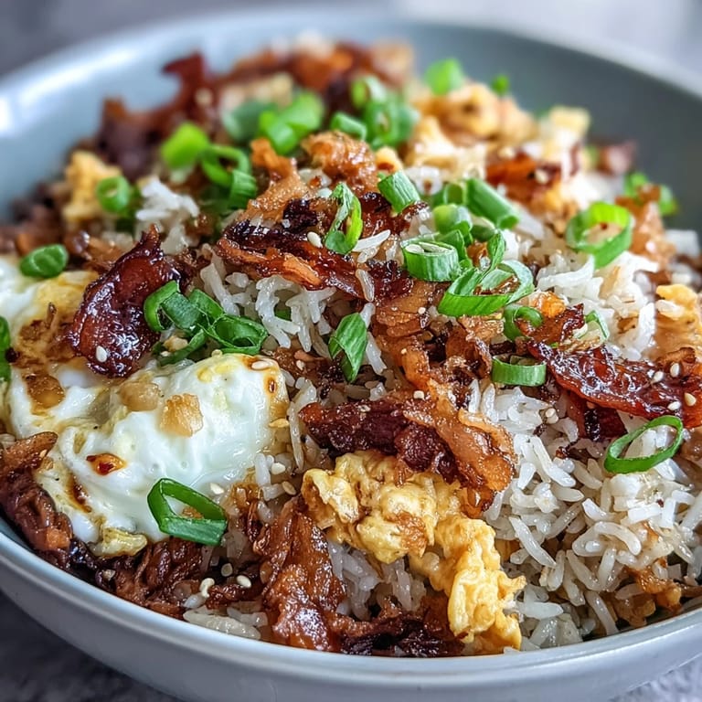 Scrumptious Chili Crisp Egg Fried Rice, a quick weeknight meal with bold spicy flavors.