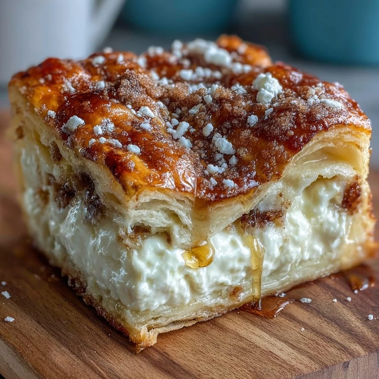 Creamy Easy Cinco de Mayo Sopapilla cheesecake bars with cinnamon sugar topping.